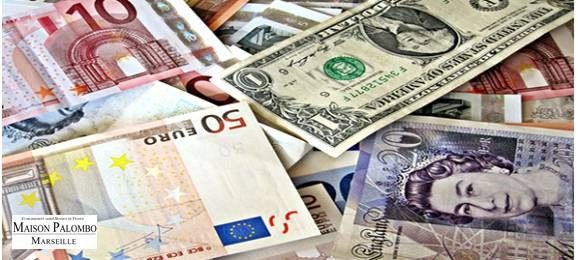 achat vente devises étrangères dollars euros yen sterling pound marseille