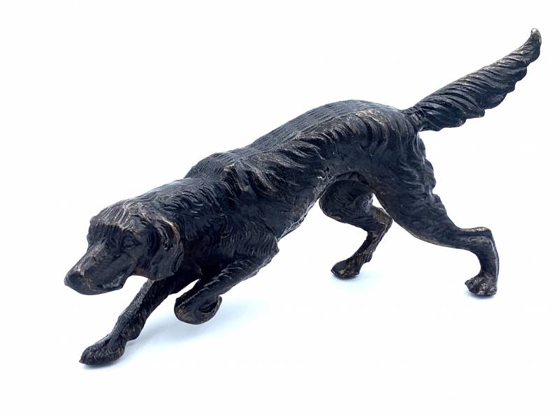 statue bronze chien - maison palombo 