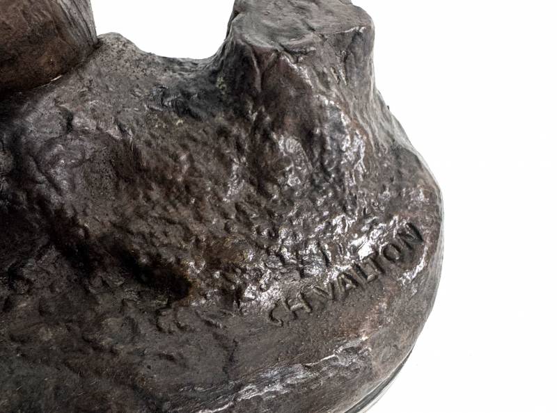 Statue bronze Charles Valton Maison Palombo