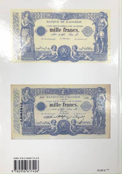 LES BILLETS BLEUS DE LA BANQUE DE L'ALGERIE