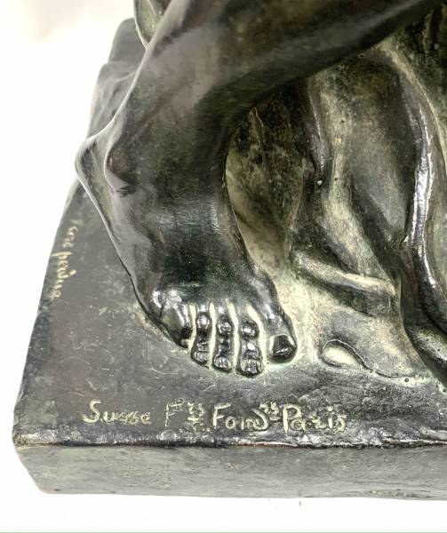 statue bronze Edme Dumont