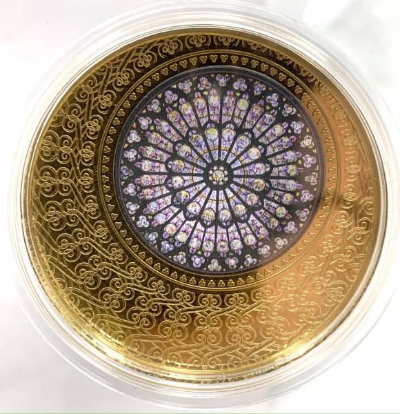 VITRAIL DE LA CATHEDRALE NOTRE DAME DE PARIS