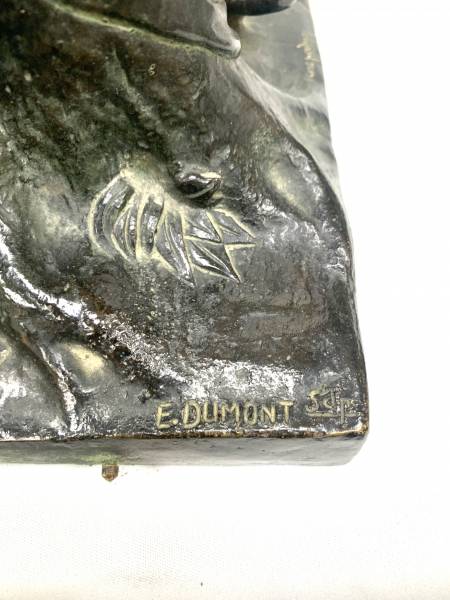 statue bronze Edme Dumont