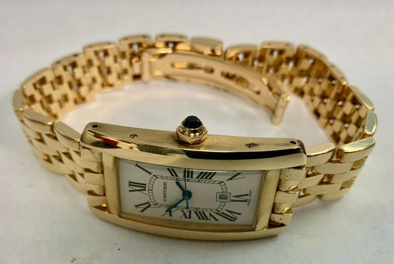 TANK AMERICAINE EN OR 18 CARATS