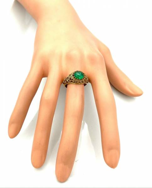 bague emeraude portée palombo 