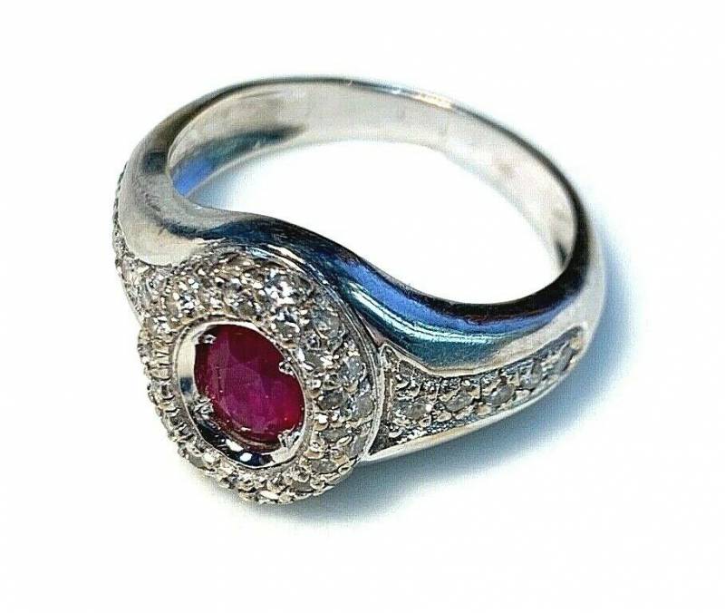 bague rubis et diamants 1