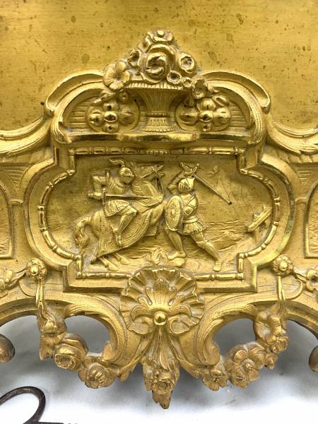 pendule restauration details