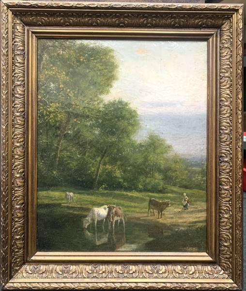 CONSTANT TROYON - HUILE SUR TOILE